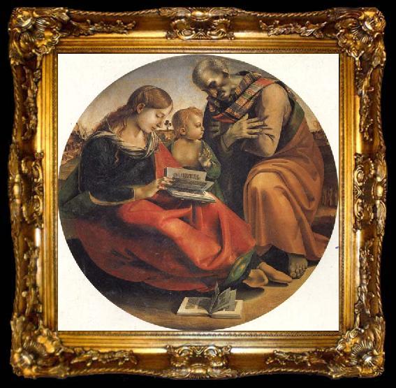 framed  Luca Signorelli The Holy Family, ta009-2